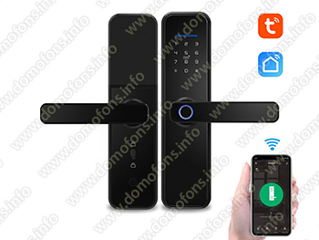 Умный биометрический Wi-Fi дверной замок с отпечатком пальца HDcom SL-811 Tuya-WiFi с управлением приложением Tuya