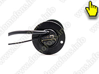 FullHD видеоглазок WiFi-TUYA для входной двери IHome-HQ01-Tuya - задняя панель