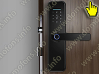 Умный биометрический Wi-Fi дверной замок с отпечатком пальца HDcom SL-811 Tuya-WiFi с управлением приложением Tuya