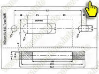 Умный биометрический Wi-Fi дверной замок с отпечатком пальца HDcom SL-811 Tuya-WiFi с управлением приложением Tuya - лекало